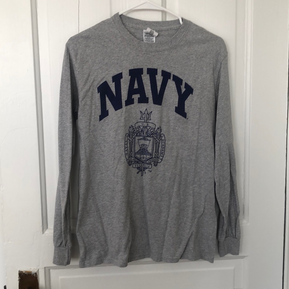 U.S. Navy grey long sleeve t-shirt